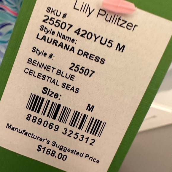 NWT Lilly Pulitzer LAURANA Dress M - Picture 3 of 4